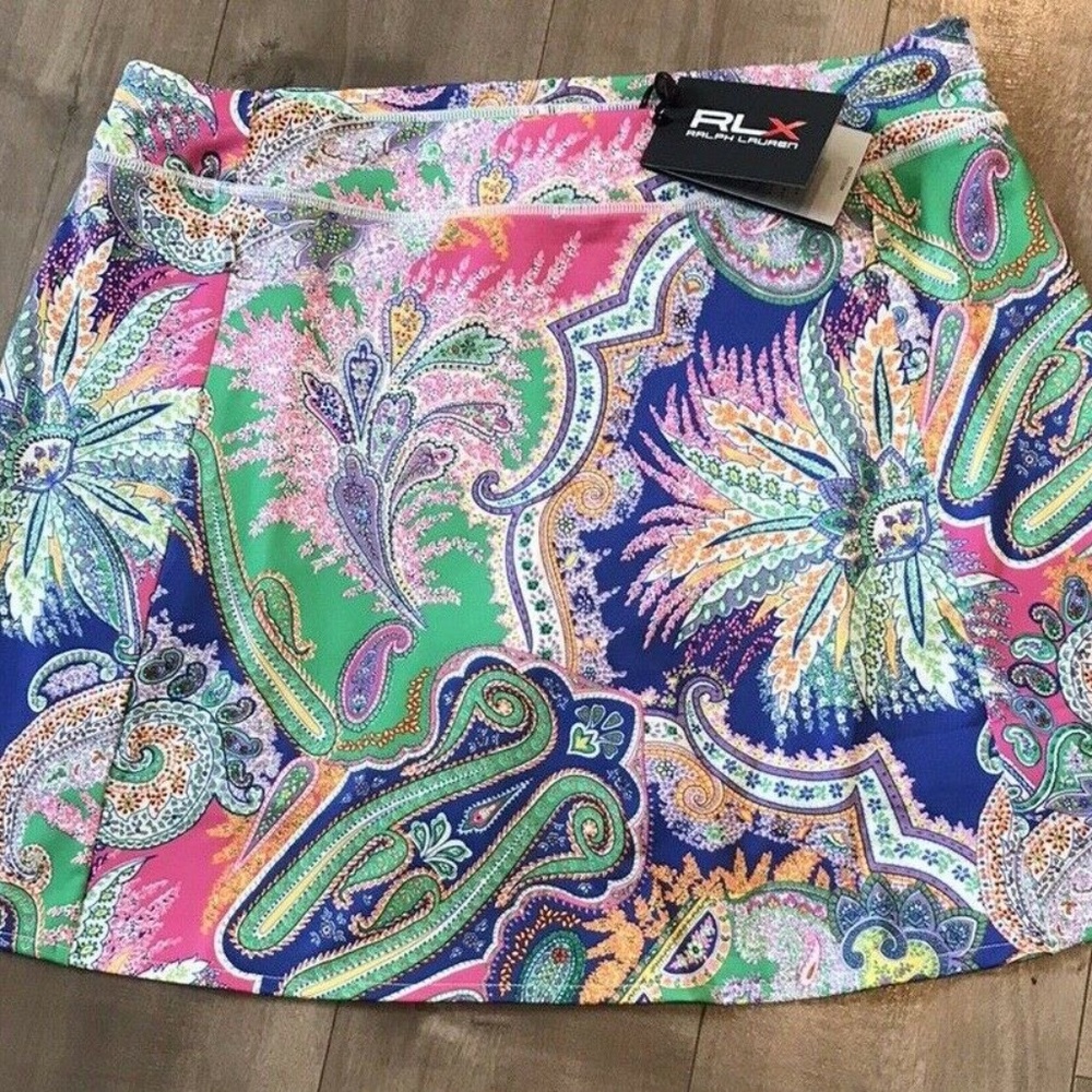 NWT Ralph Lauren RXL Golf Tenis Athletic Skirt LG